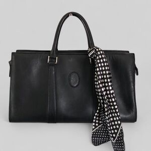 Aspects Vintage 80’ black leather bag